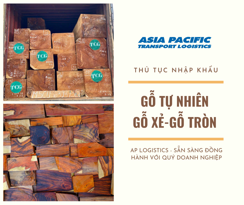 Thủ tục nhập khẩu gỗ tự nhiên