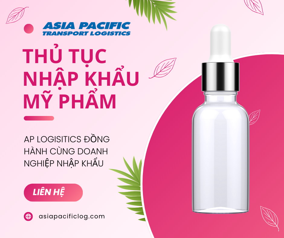 Thủ tục nhập khẩu mỹ phẩm