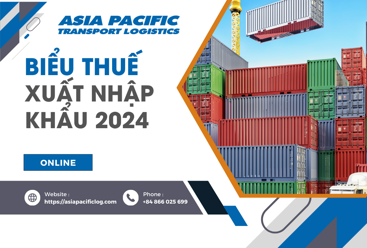 Biểu thuế xuất nhập khẩu 2025