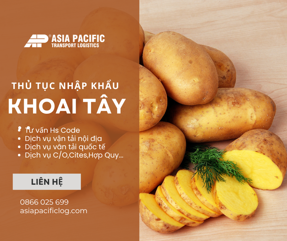 Thủ Tục Nhập Khẩu Khoai Tây