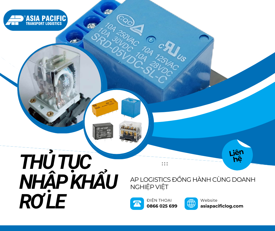 Thủ Tục Nhập Khẩu Rơ Le | AP Logistics