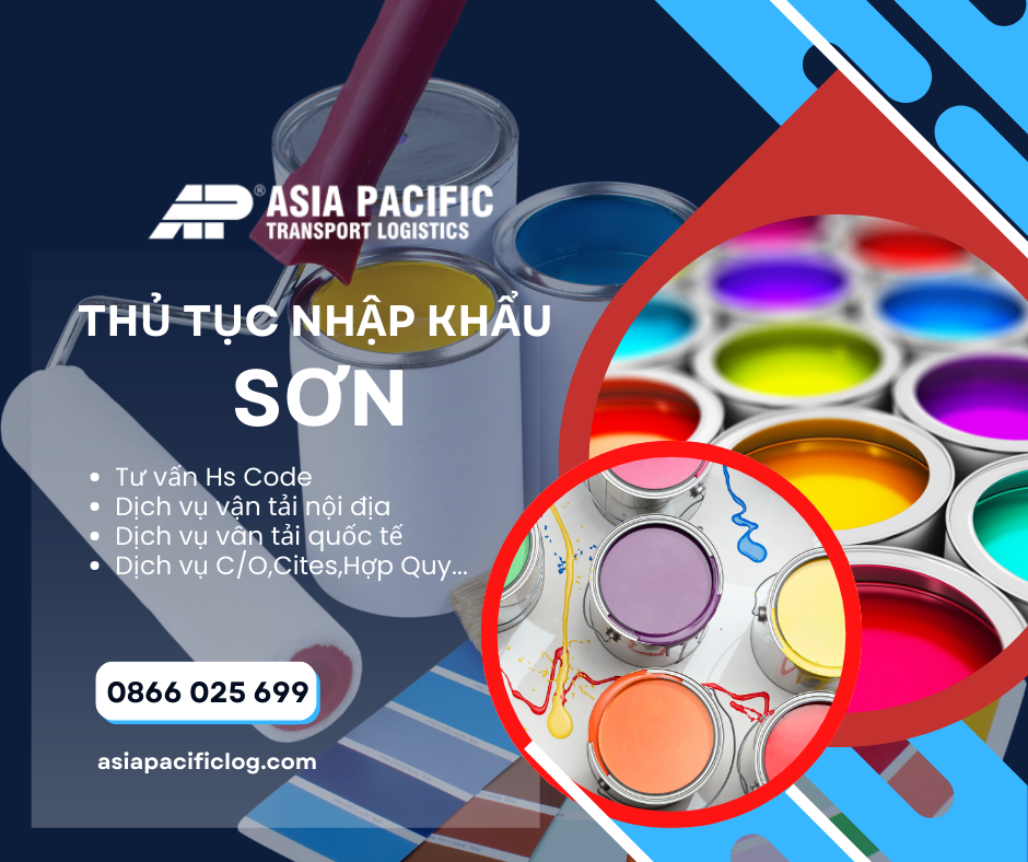 Thủ Tục Nhập Khẩu Sơn